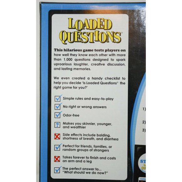 Loaded Questions The Classic Game of Who Said What Party Board Game 2009 New - Picture 5 of 8